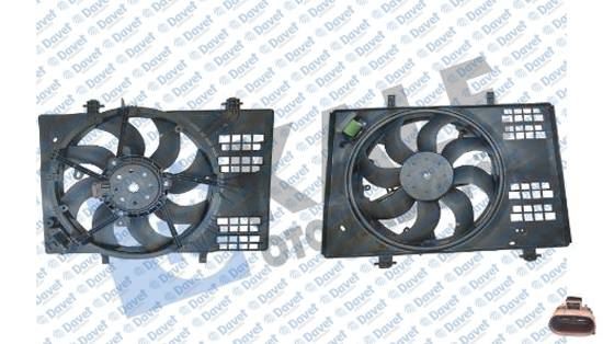 25-1912 Fan Motoru Davlumbazli (Tekli) Ford Tourneo Courier B460 1.5 Tdci 2018-